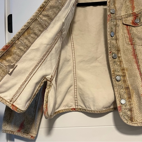 Cimarron | Vintage Patterned Denim Jacket - Picture 6 of 14